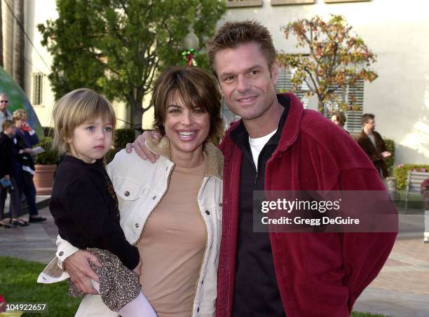 Harry Hamlin, Lisa Rinna and daughter Delilah during "Jimmy Neutron: Boy Genius" Los Angeles Premiere at Paramount Studios in Los Angeles,...