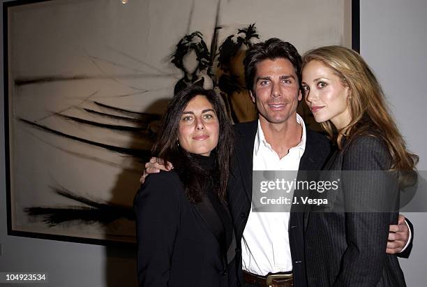 Greg's sister Jenny Lauren, Greg Lauren & Elizabeth Berkley,