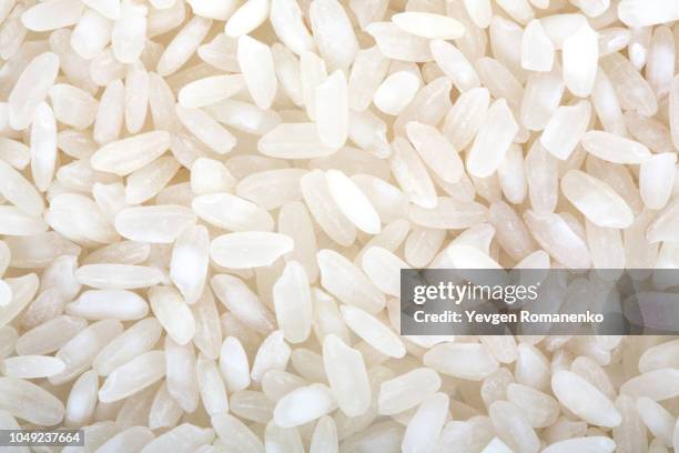 white rice background - arroz comida básica fotografías e imágenes de stock