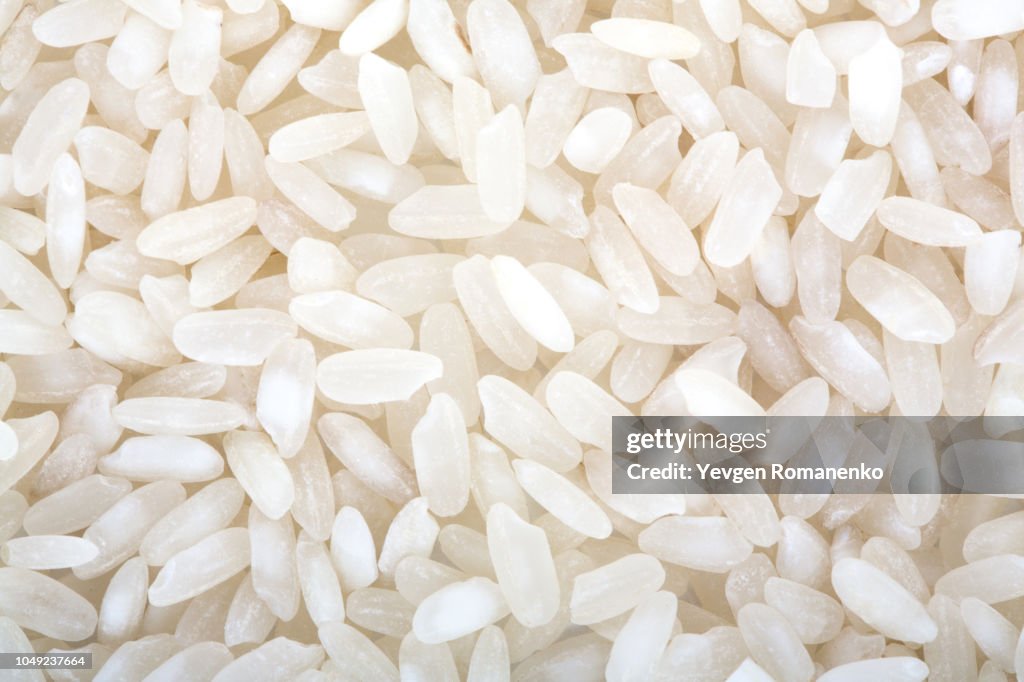 White rice background