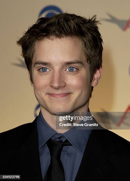Elijah Wood arriving at the AFI Awards 2001 at the Beverly Hills Hotel in Beverly Hills, California.