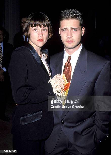 Jason Priestley & Christine Elise during 8th Annual Outstanding Achievement in Cinematography at Beverly Hilton Hotel in Beverly Hills, California,...
