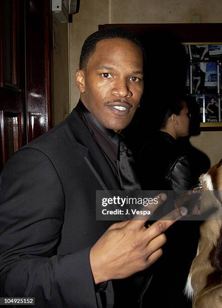 Jamie Foxx during The 33rd NAACP Image Awards - After Party at the GQ Lounge at Sunset Room in Los Angeles, California, United States.