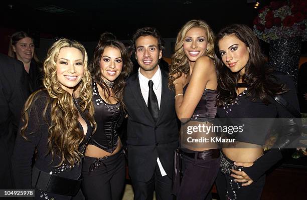 Howie Dorough of Backstreet Boys with Soluna during The 10th Annual Elton John AIDS Foundation InStyle Party - Inside at Moomba Restaurant in...