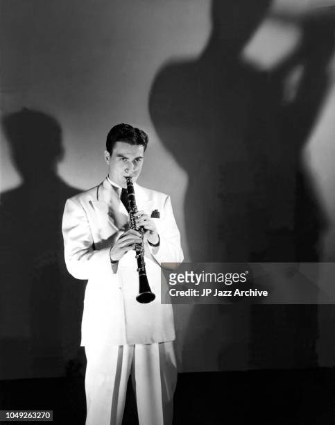 American jazz clarinetist Artie Shaw ca 1940.