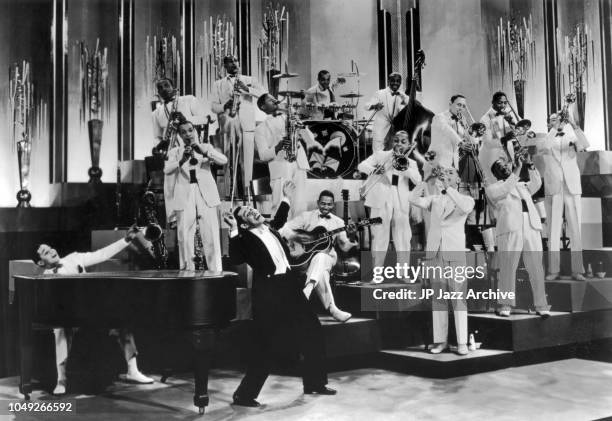 American band leader Cab Calloway and his orchestra 1937.