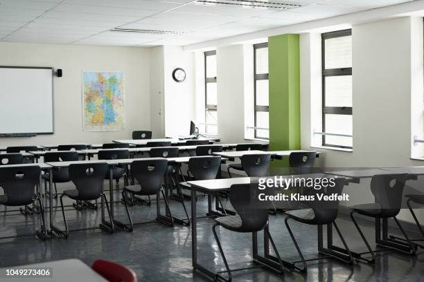 empty classroom at school - south africa training session ストックフォトと画像