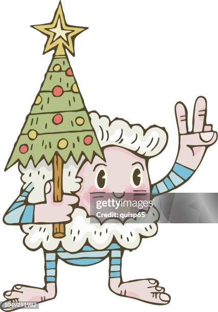 abominable snowman - yeti stock illustrations