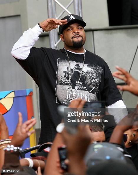 Ice Cube Rapper Present Rapper/actor Ice Cube performs at