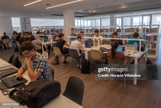 University Computer Library University Library Laptop Photos and Premium High Res Pictures - Getty ...