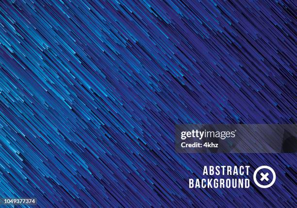 pixel rain fall abstract texture blue background - glitch technique stock illustrations