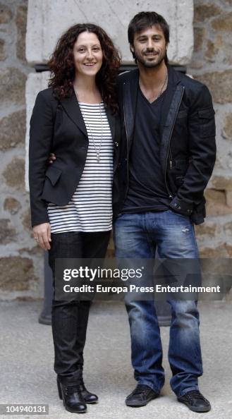 Nuria Mencia and Hugo Silva attend the presentation of the tv movie ...