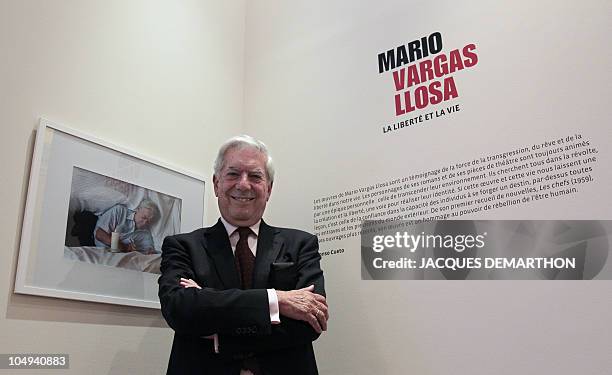Peruvian Writer Mario Vargas Llosa Photos Photos and Premium High Res Pictures - Getty ...