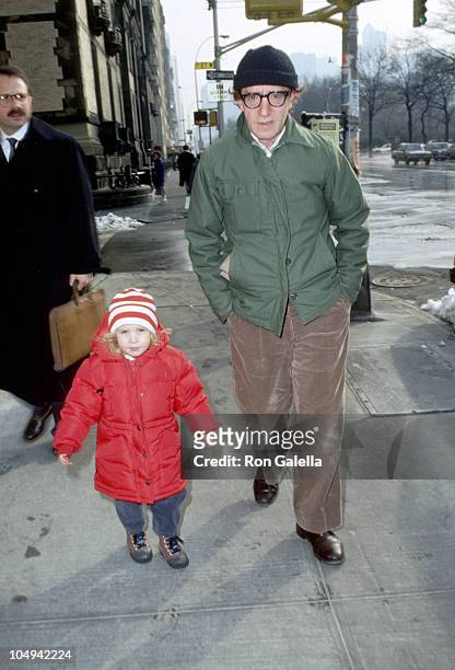Woody Allen and daughter Dylan O'Sullivan Farrow