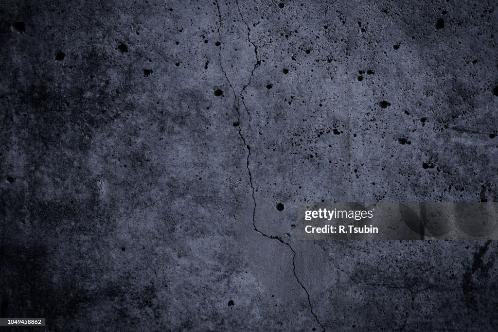 Abstract dark grunge concrete texture for background