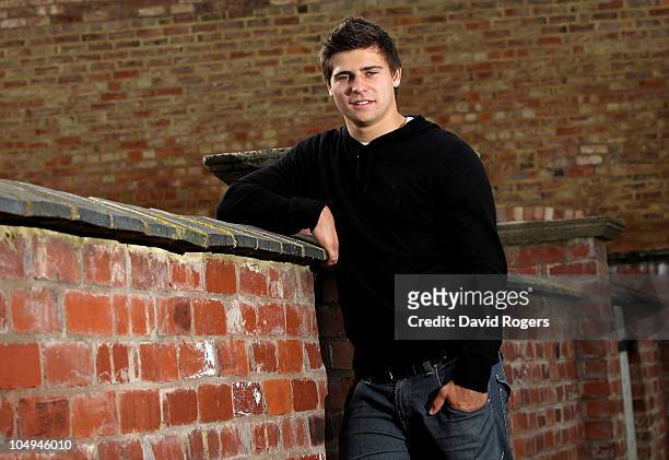 Ben Youngs, the Leicester and England scrumhalf, poses during a photoshoot near his home on October 7, 2010 in Leicester, England.