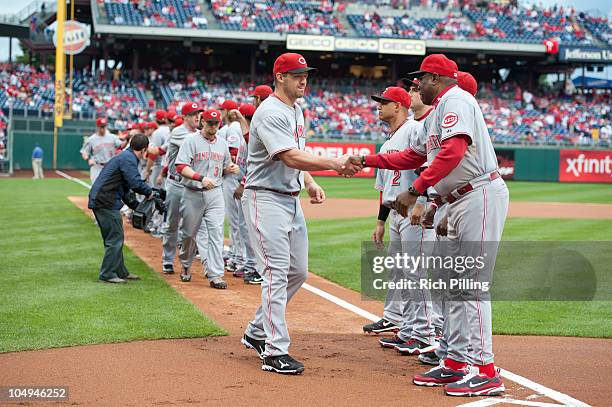 Scott Rolan Cincinnati Reds Scott Rolen of the Cincinnati Reds, is seen during pre-game... News ...
