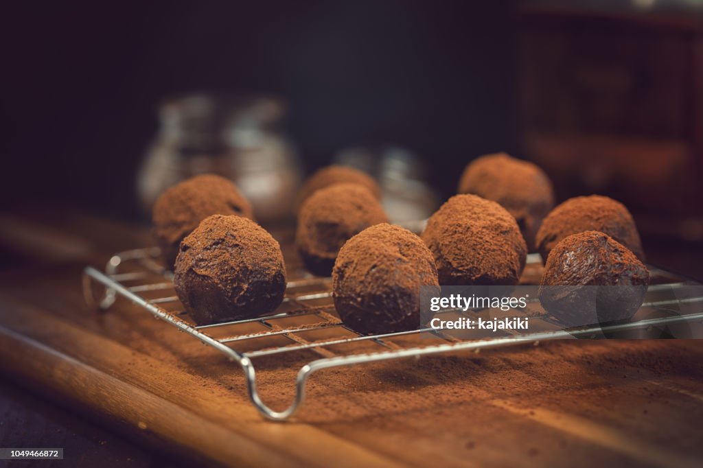 Delicious Homemade Chocolate Truffles