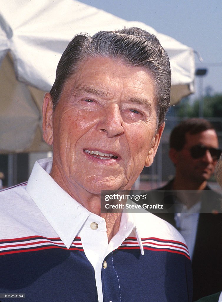 Ron File Type Ronald Reagan during Ronald Reagan File at Beverly Hilton Hotel in ...