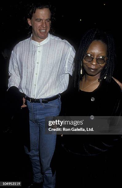 Actress Whoopi Goldberg and Lyle Trachtenberg attend the screening of "Boys On The Side" on February 1, 1995 at the Director's Guild Theater in...