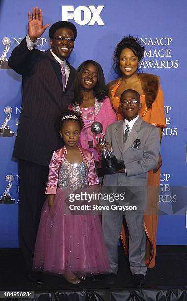 Cast members of the "Bernie Mac Show" during 34th NAACP Image Awards - Press Room at Universal Amphitheatre in Universal City, California, United...