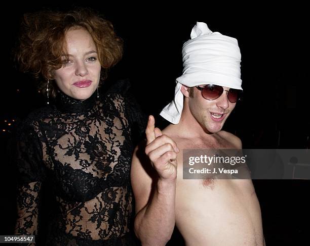 Bijou Phillips and Brad Renfro during Venice 2001 - "Bully" Party at Pachuka in Venice Lido, Italy.