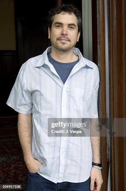 Alfonso Cuaron, Director during Venice 2001 - Y Tu Mama Tambien Portraits at Hotel Des Bains in Venice Lido, Italy.