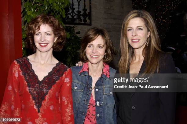 Dana Delany, Sally Field and Rita Wilson during Geffen Playhouse Hosts Second Annual Fundraising Gala at Geffen Playhouse in Westwood, California,...