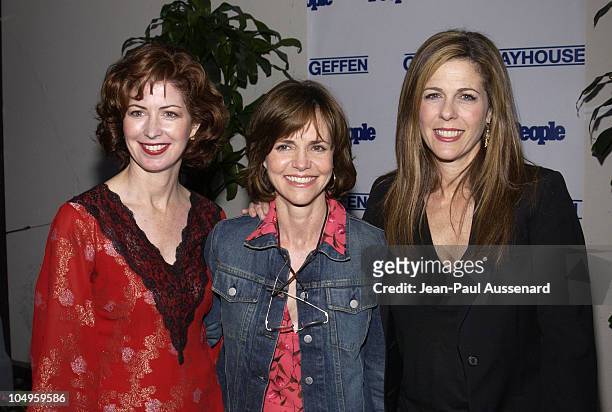 Dana Delany, Sally Field and Rita Wilson during Geffen Playhouse Hosts Second Annual Fundraising Gala at Geffen Playhouse in Westwood, California,...