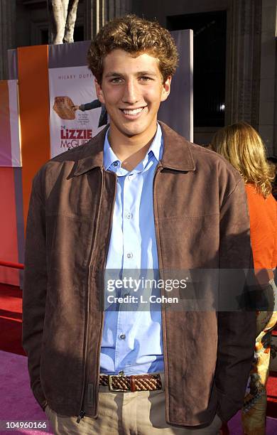 Clayton Snyder during The Lizzie McGuire Movie - Premiere at The El Capitan Theater in Hollywood, California, United States.