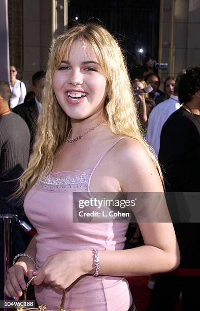 Ashlie Brillault during The Lizzie McGuire Movie - Premiere at The El Capitan Theater in Hollywood, California, United States.