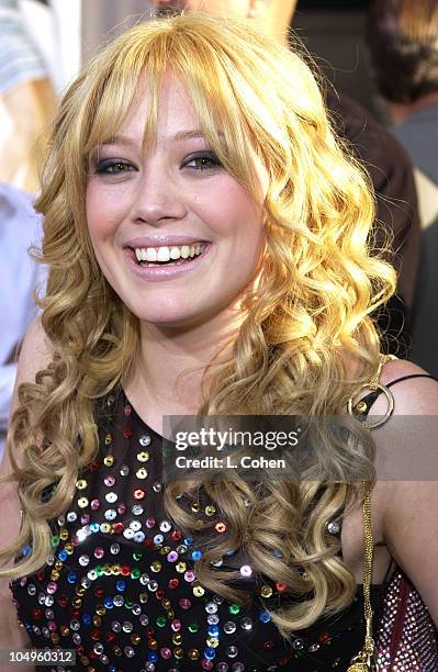 Hilary Duff during The Lizzie McGuire Movie - Premiere at The El Capitan Theater in Hollywood, California, United States.