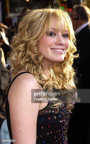 Hilary Duff during The Lizzie McGuire Movie - Premiere at The El Capitan Theater in Hollywood, California, United States.