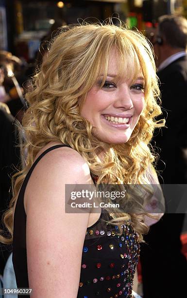 Hilary Duff during The Lizzie McGuire Movie - Premiere at The El Capitan Theater in Hollywood, California, United States.