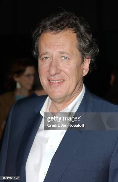 Geoffrey Rush during "Intolerable Cruelty" Los Angeles Premiere at The Academy of Motion Picture Arts and Sciences in Beverly Hills, California,...