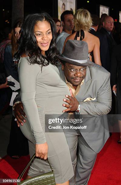 Cedric The Entertainer & wife Lorna during "Intolerable Cruelty" Los Angeles Premiere at The Academy of Motion Picture Arts and Sciences in Beverly...