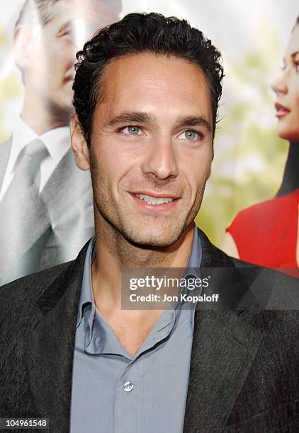 Raoul Bova during "Intolerable Cruelty" Los Angeles Premiere at The Academy of Motion Picture Arts and Sciences in Beverly Hills, California, United...