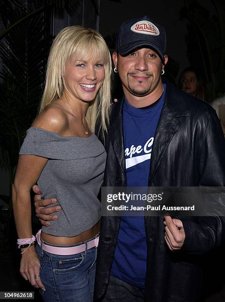 Dalene Kurtis & AJ McLean during 3rd Annual Angels on The Fairway Celebrity Golf Tournament Tee Off Party at White Lotus in Hollywood, California,...