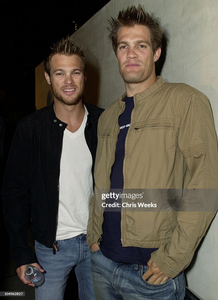 Summer Rien George Stults and Geoff Stults during Flaunt Magazine Summer Reign ...