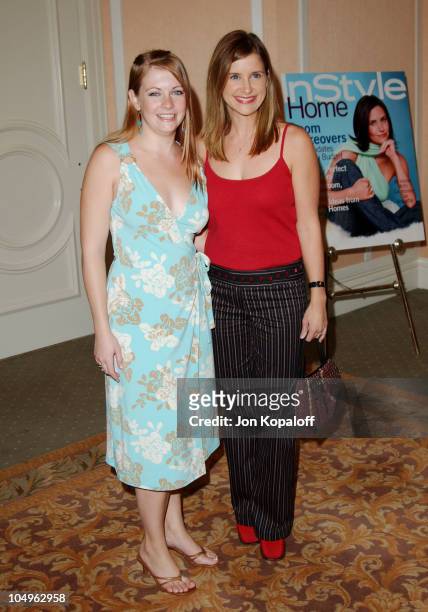 Melissa Joan Hart & Kellie Martin during Lupus LA & InStyle Magazine Present "The Old Bags Lupus Luncheon" at The Beverly Hills Hotel in Beverly...