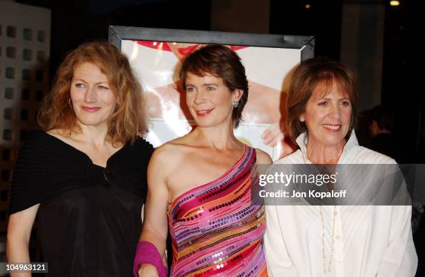 Geraldine James, Celia Imrie and Penelope Wilton during AFI Film Festival Opening Premiere of "Calendar Girls" at The Cinerama Dome in Hollywood,...