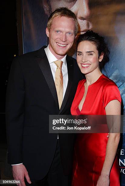 Jennifer Connelly and Paul Bettany during "Master And Commander: The Far Side Of The World" - Los Angeles Premiere at The Academy Of Motion Picture...