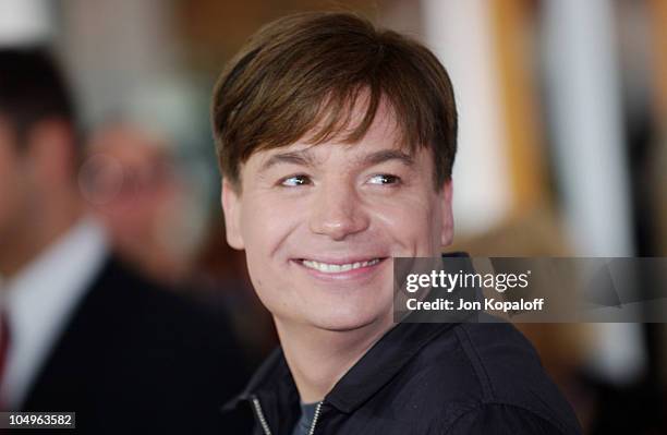 Mike Myers during World Premiere of "The Cat In The Hat" at Universal Studios Cinemas in Hollywood, California, United States.