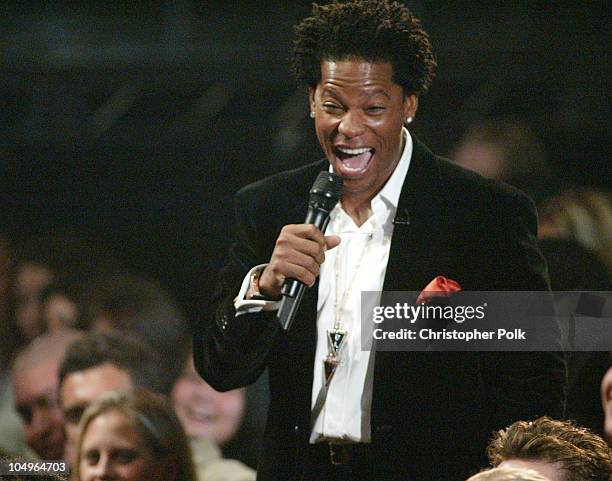 Host D.L. Hughley at the VH-1 Big In '03, airing November 30, 2003