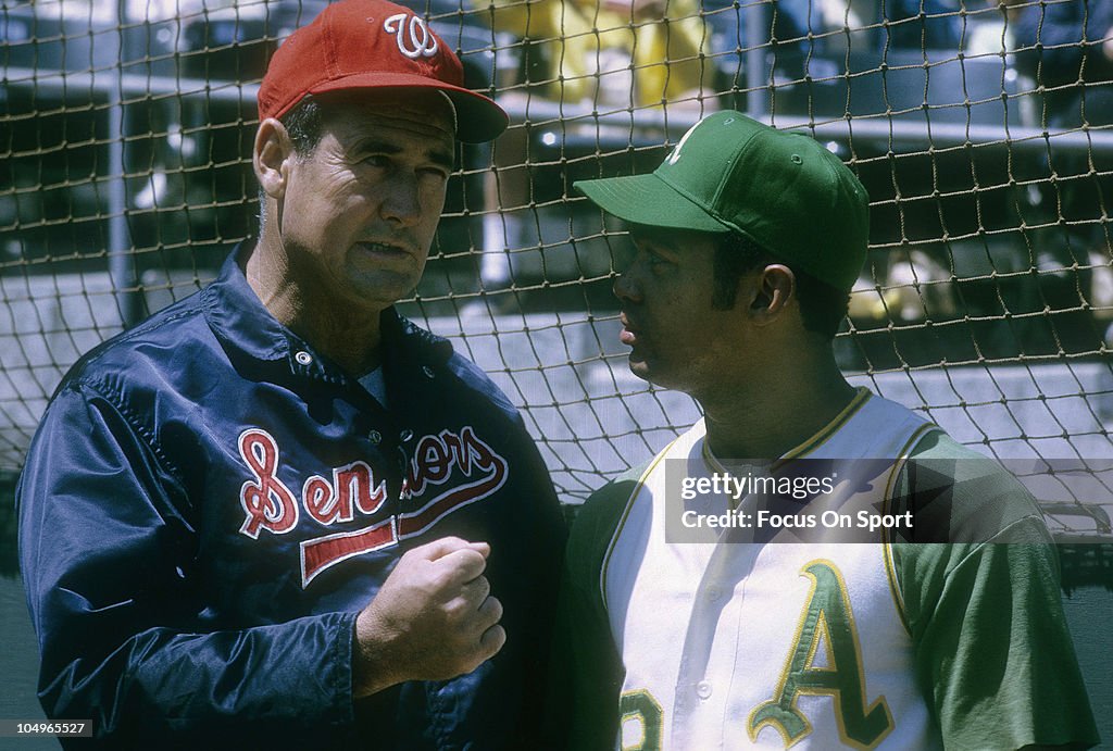 Washington Senators v Oakland Athletics
