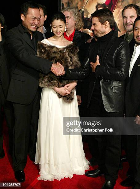 Ken Watanabe, Koyuki, Billy Connolly and Tom Cruise