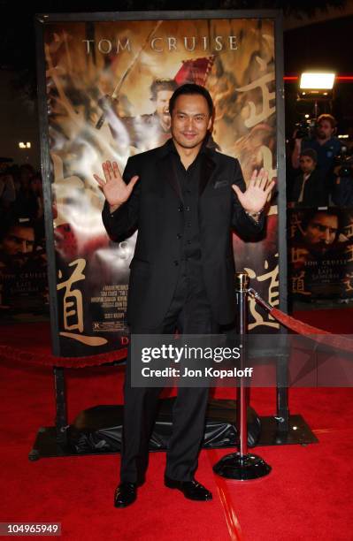 Ken Watanabe during "The Last Samurai" - Los Angeles Premiere at Mann's Village Theater in Westwood, California, United States.