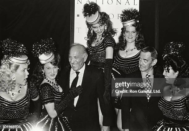 Jack Klugman and Tony Randall with girls from the Chorus