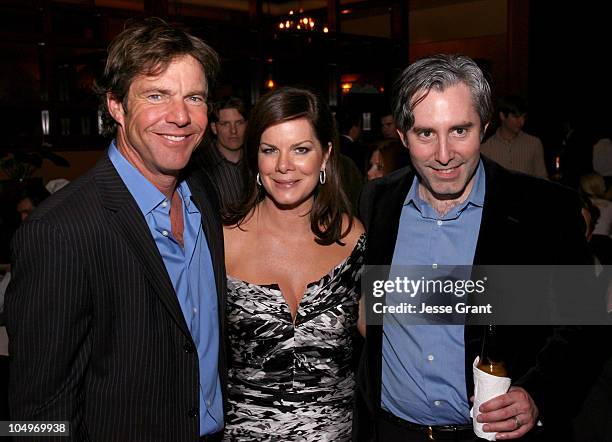 Dennis Quaid, Marcia Gay Harden and Paul Weitz, Writer, Director