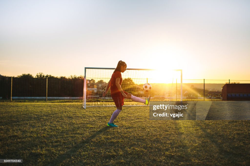 Women's Soccer Player